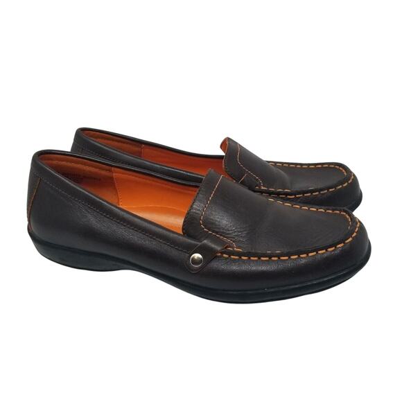 Dockers Womens shoes 8 M DK Stich Loafers 06592813 Brown S15 - Picture 1 of 6